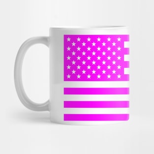 American Flag (Pink) Mug